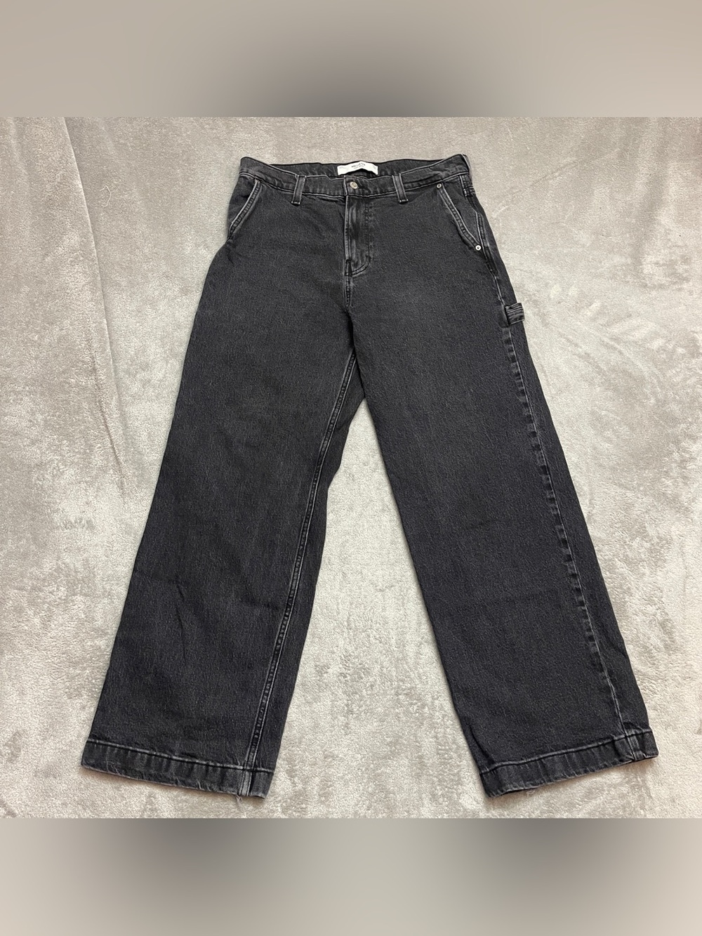 Men’s Hollister Super Baggy Jeans Men’s 34x32 Black